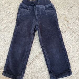 Hanna Andersson Navy Corduroy Kids Pants 3T